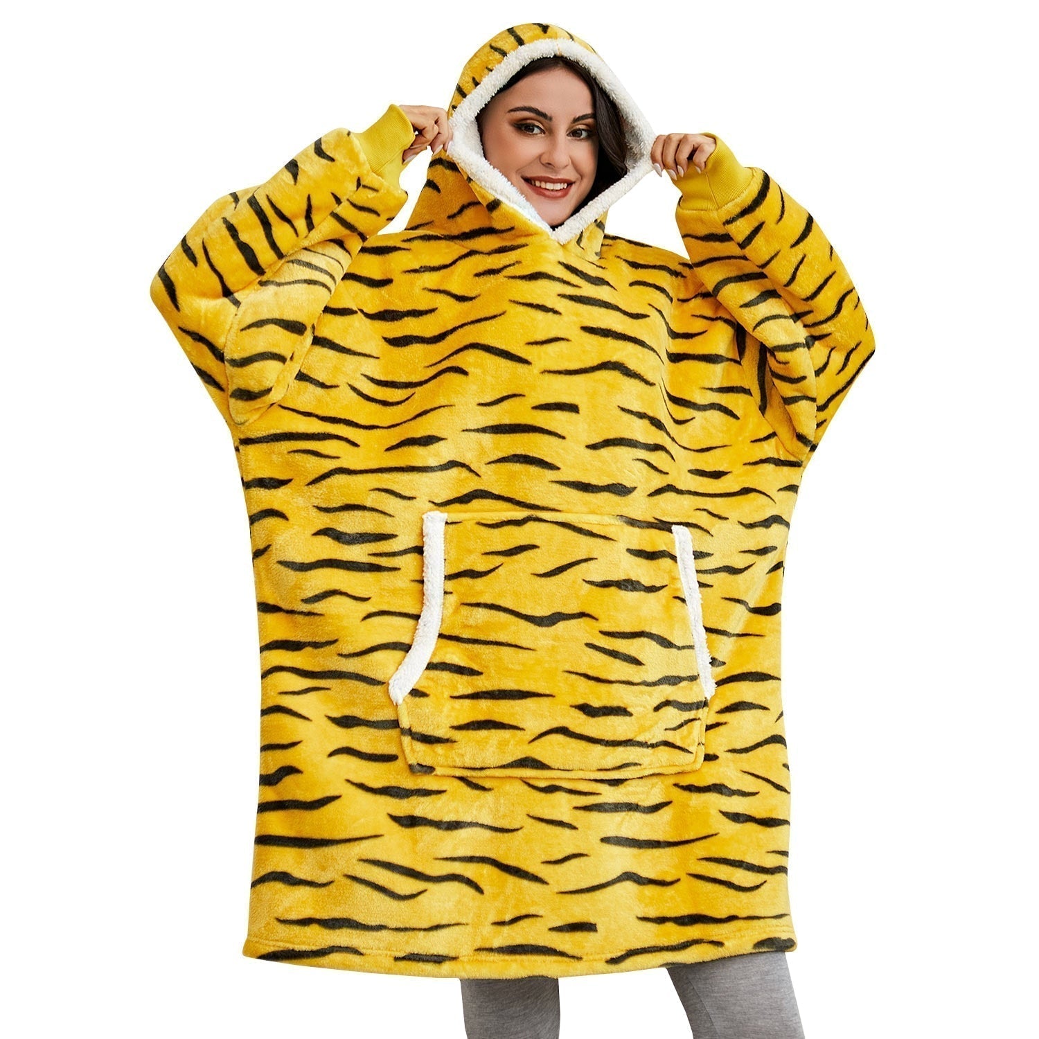 R&B | Übergröße Damen Kapuzenpullover mit Kapuze