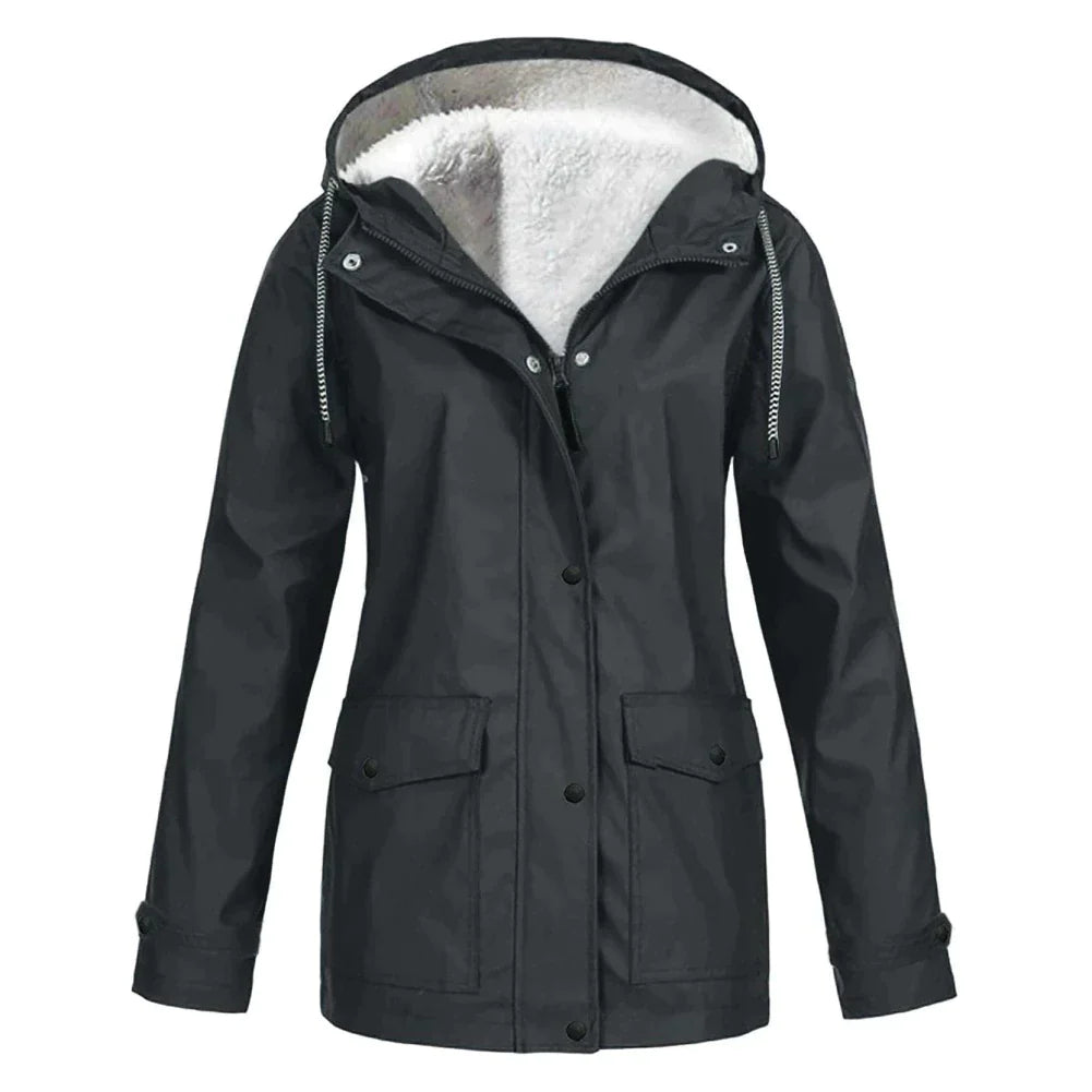 R&B | Regenjacke mit Teddy Futter