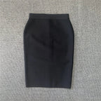 R&B | Frauen Neue Rayon Bandage Rock Elegante Bleistiftrock Berühmte Sexy Club Party Kleidung Vintage Vestios