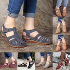 Leder Retro Orthopädische Sandalen R&B