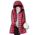R&B | Ultraleichte Lange Daunenjacke für Damen