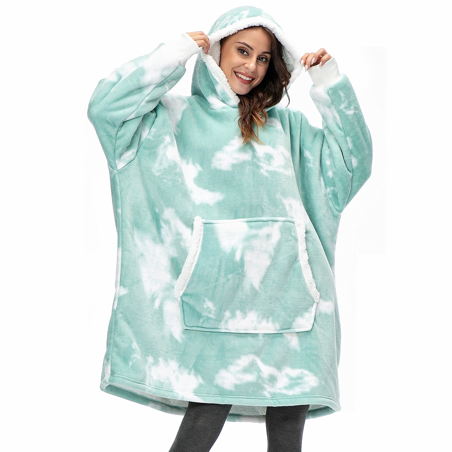 R&B | Übergröße Damen Kapuzenpullover mit Kapuze