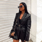 R&B | Damen Langer Blazer mit Tailliertem Schnitt
