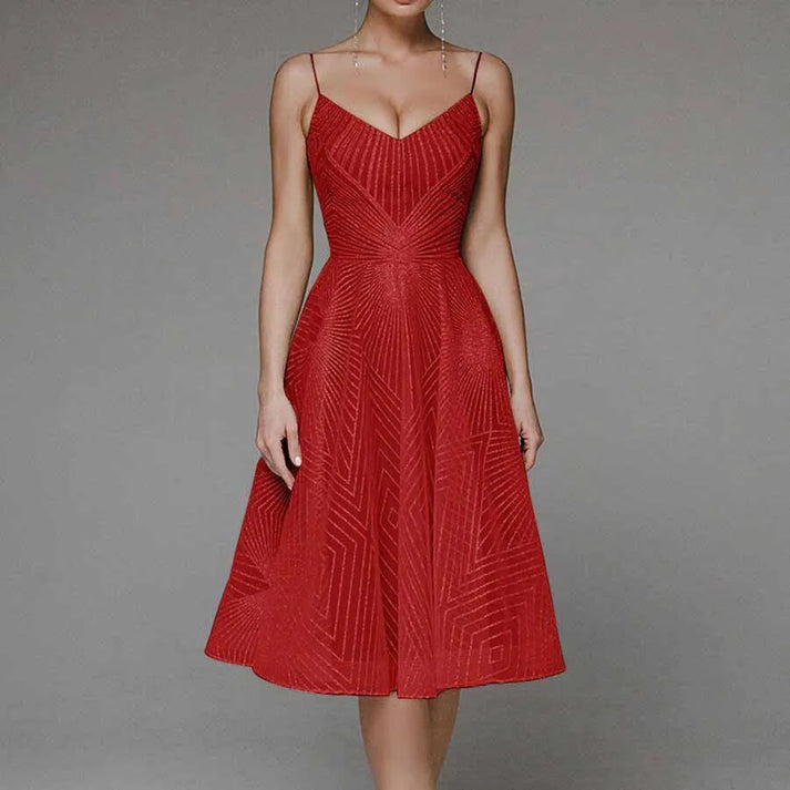 R&B | Elegantes Kleid Mit Offenem Rücken