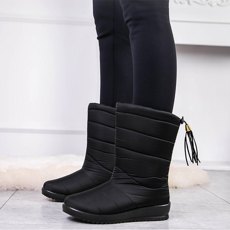 Super warme weiche Damen Winterstiefel R&B