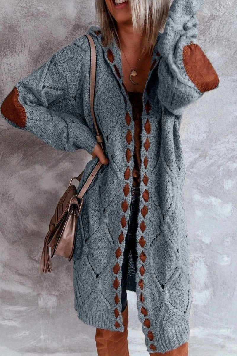 R&B | Stilvoller Damen Cardigan mit Verspielten Details und Langer Passform
