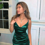 Satin Mini Kleid