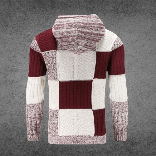 R&B | Patchwork Hoodie Baumwollmischung Einzigartiges und Bequemes Design