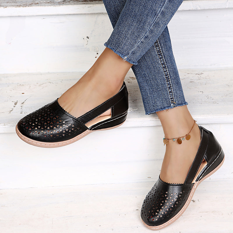 R&B | Atmungsaktive Retro Flache Sandalen