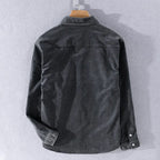 R&B | Langarm Overshirt Aus Weichem Denim