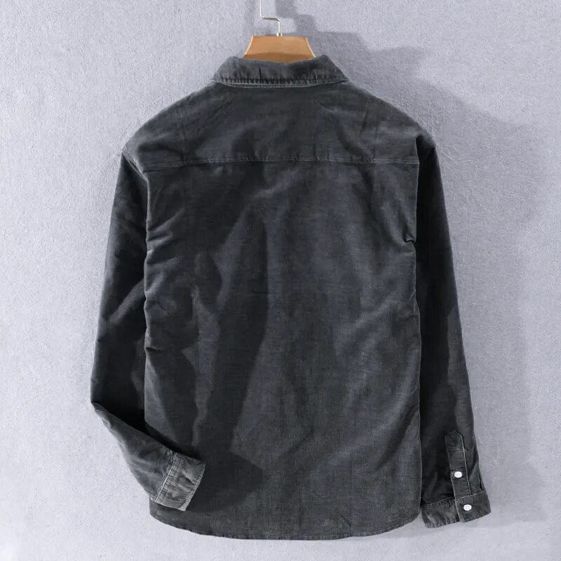 R&B | Langarm Overshirt Aus Weichem Denim