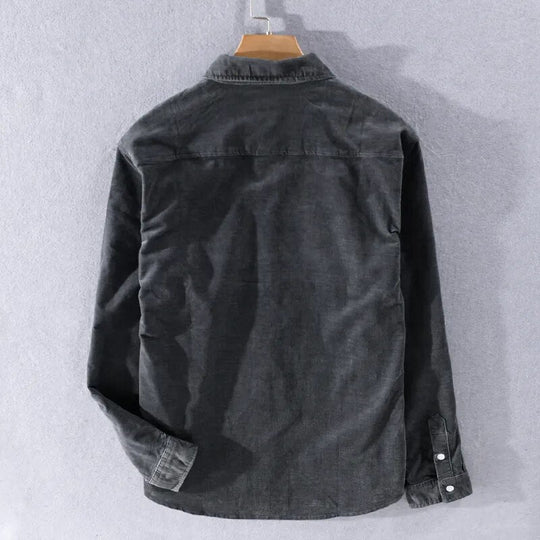 R&B | Langarm Overshirt Aus Weichem Denim