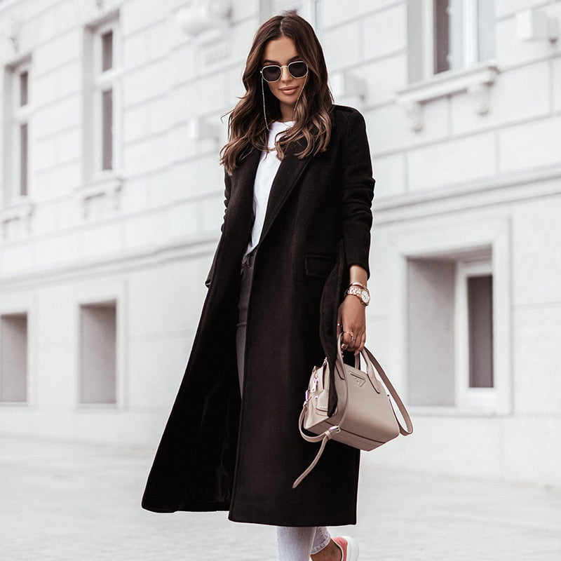 R&B | Lange Wolljacke für Damen
