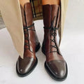 R&B | Weinlese Look Stiefel mit Absatz