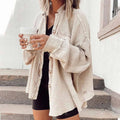 R&B | Damen Lässige Gerippte Strickjacke