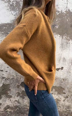 R&B | Strickjacke mit Reißverschluss - Stilvolle Übergangsjacke für Alltag und Freizeit