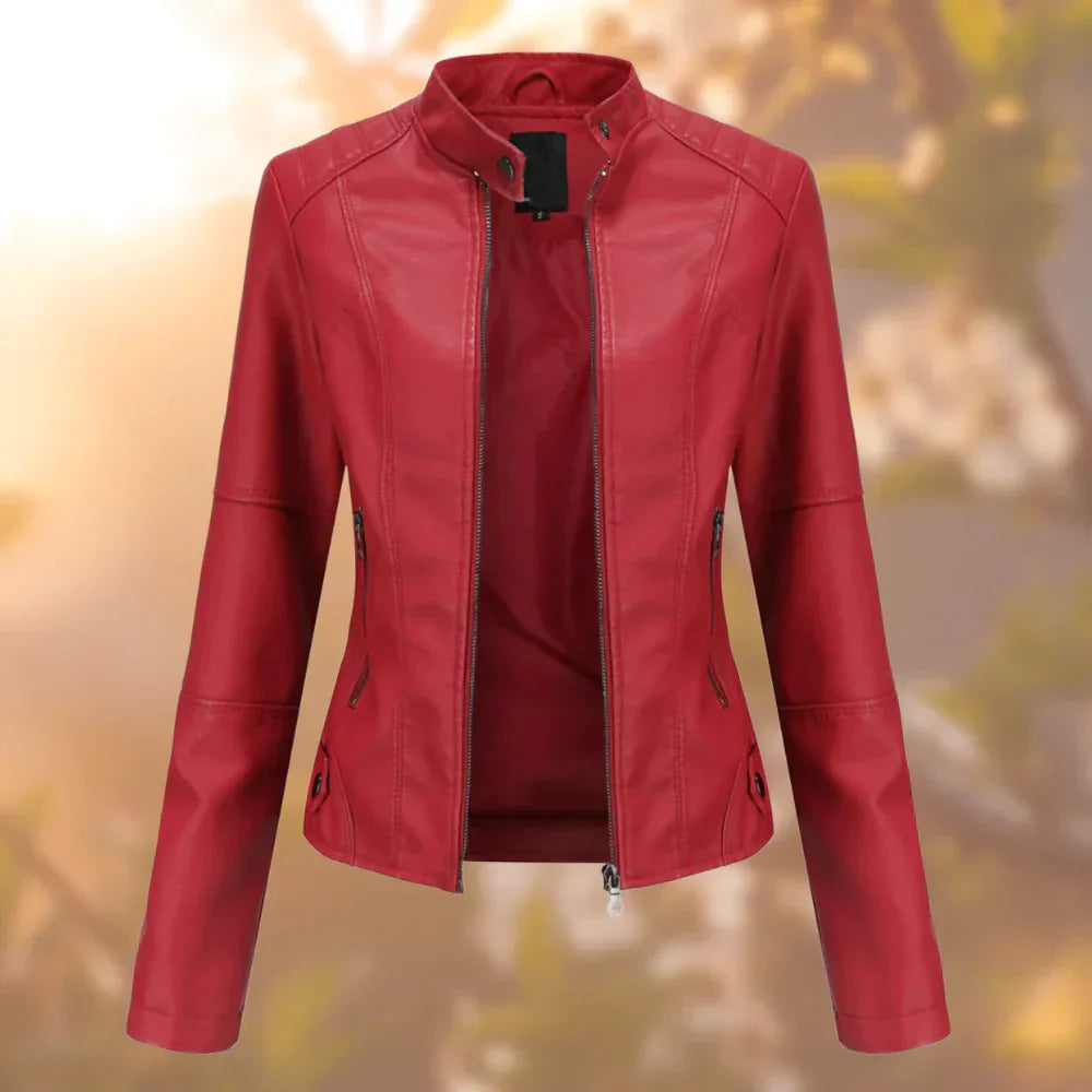 R&B | Elegante, Schicke und Bequeme Lederjacke für Frauen