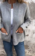 R&B | Strickjacke mit Reißverschluss - Stilvolle Übergangsjacke für Alltag und Freizeit