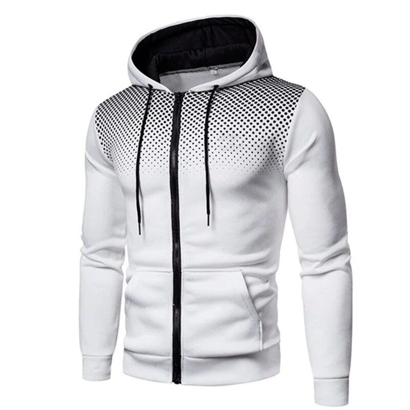 R&B | Pullover mit Kapuze und Punkten