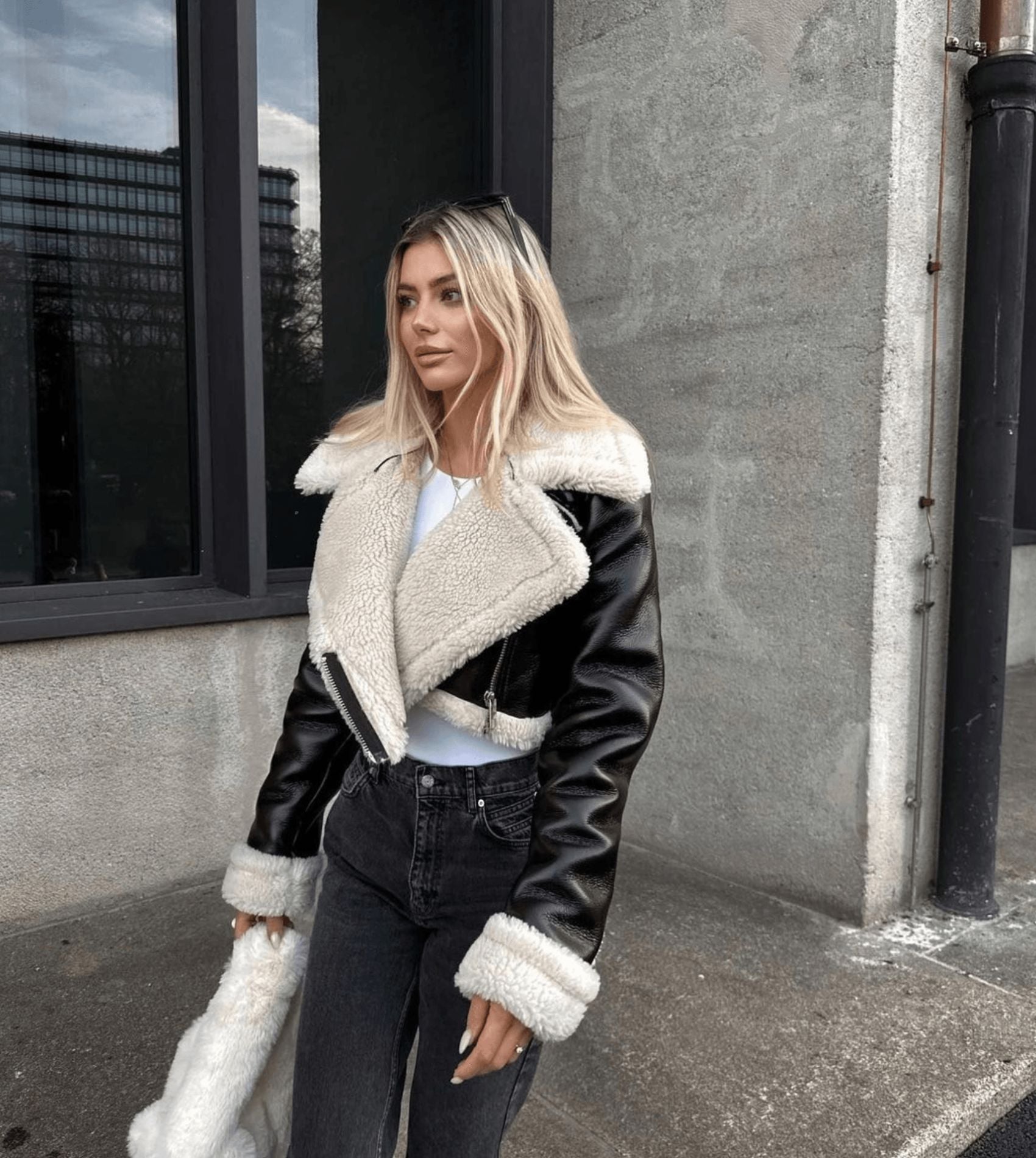 R&B | Elegante Leder für Frauen Linda