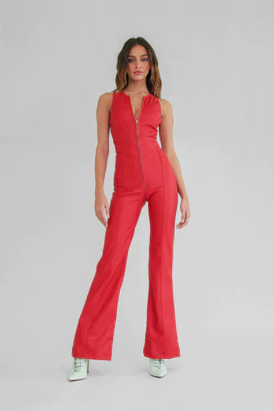 R&B | Hollywood Herz Ausschnitt Bodycon Jumpsuit – Stilvoll und Figurschmeichelnd