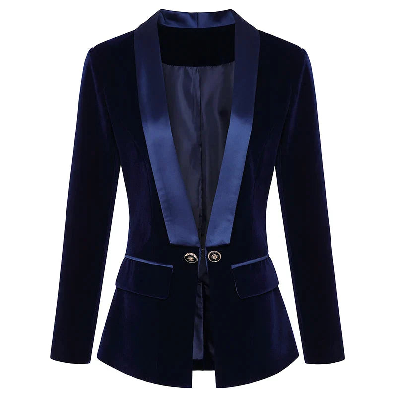 R&B | Satin Velvet Blazer