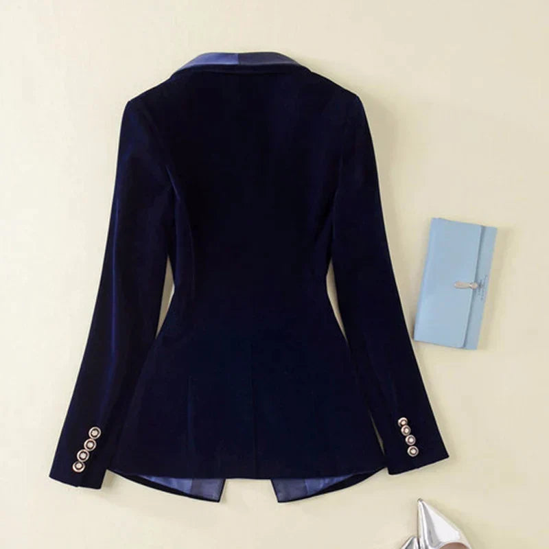 R&B | Satin Velvet Blazer
