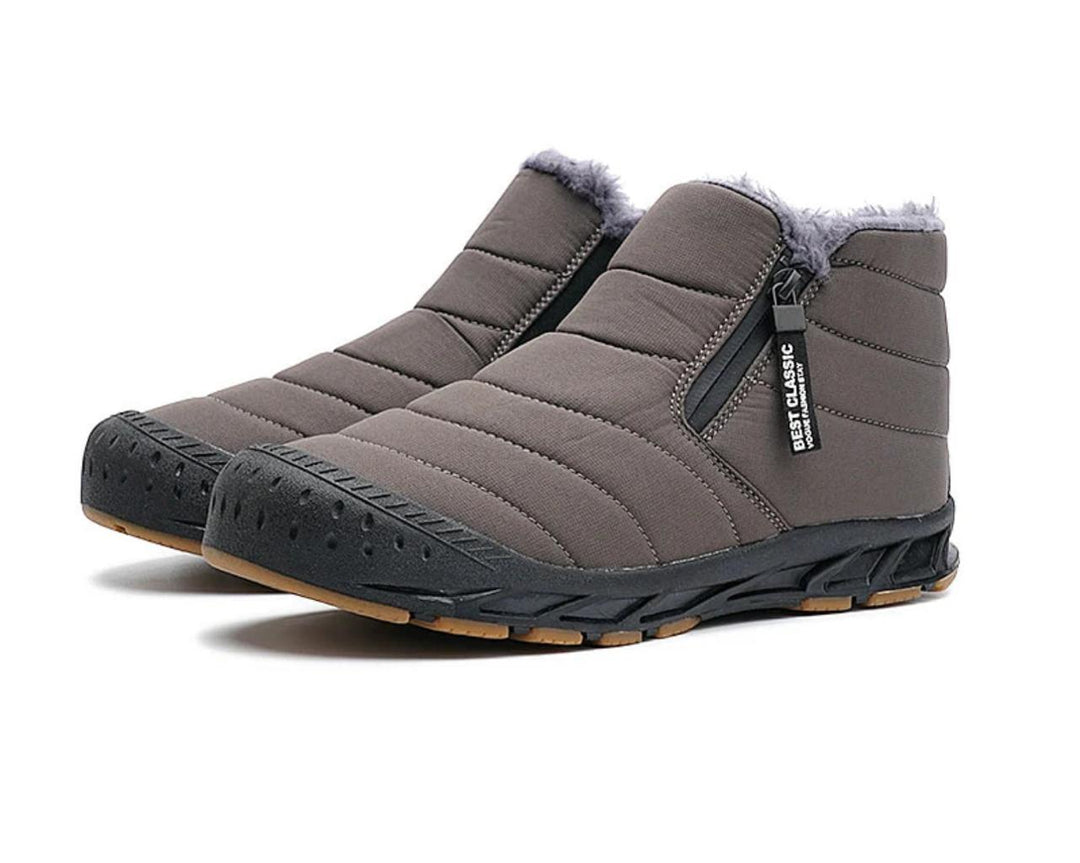 R&B | Damen Warme Winter Kunstfell, Gefüttert mit Wasserdichten Outdoor Schnee Stiefeln