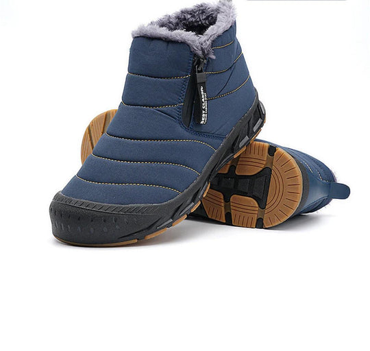R&B | Damen Warme Winter Kunstfell, Gefüttert mit Wasserdichten Outdoor Schnee Stiefeln