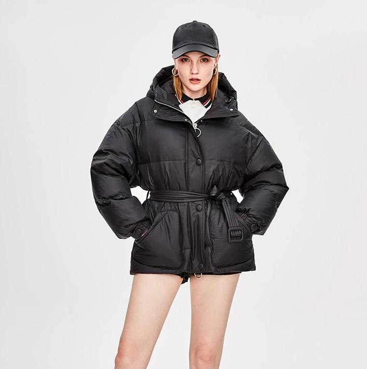 R&B | Damen-Steppjacke mit Gürtel "Street Chic"
