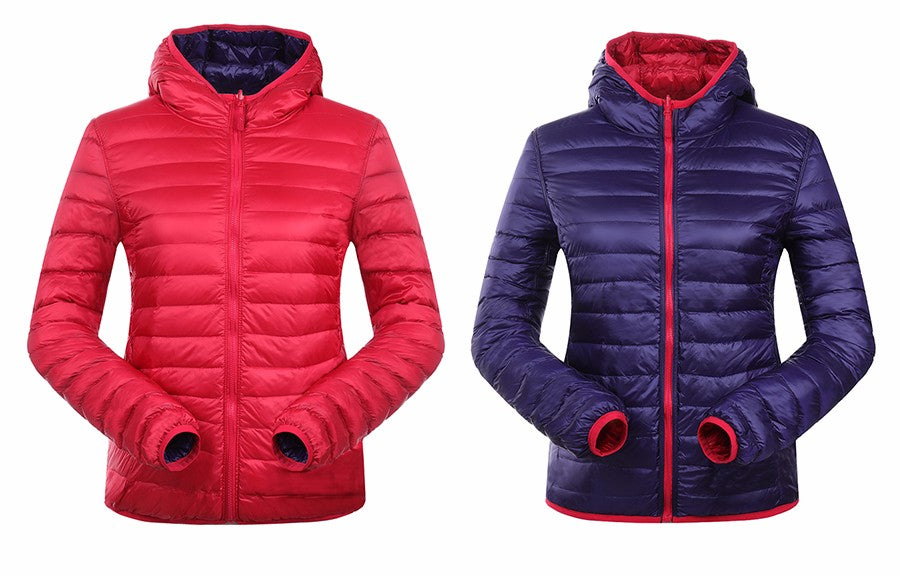 R&B | Stylische Wendbare Damen Daunenjacke
