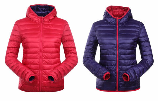 R&B | Stylische Wendbare Damen Daunenjacke