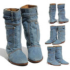 R&B | Jeansstiefeletten mit kleinem Absatz