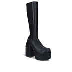 EB | Kniestiefel mit hohem Absatz: Damenmode 2024