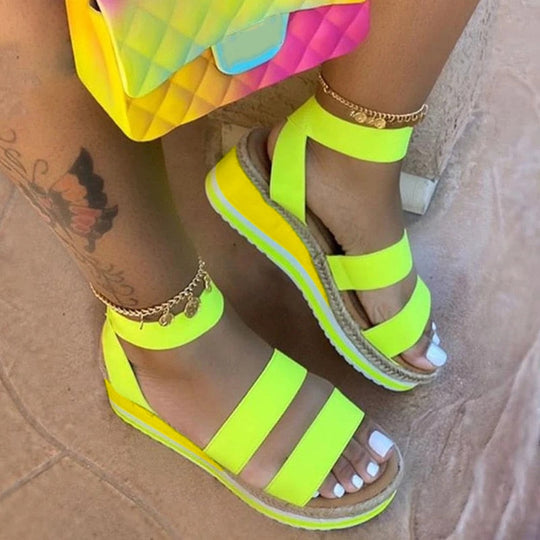 Strap Cross Frauen Sandalen R&B
