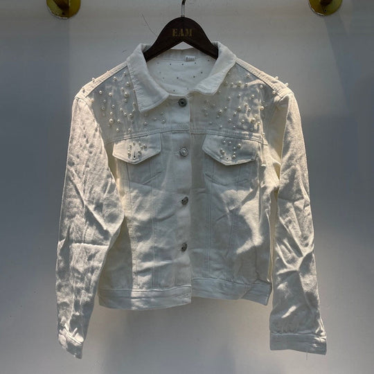 Heidi-Mode | Lässige Jeansjacke mit Perlen