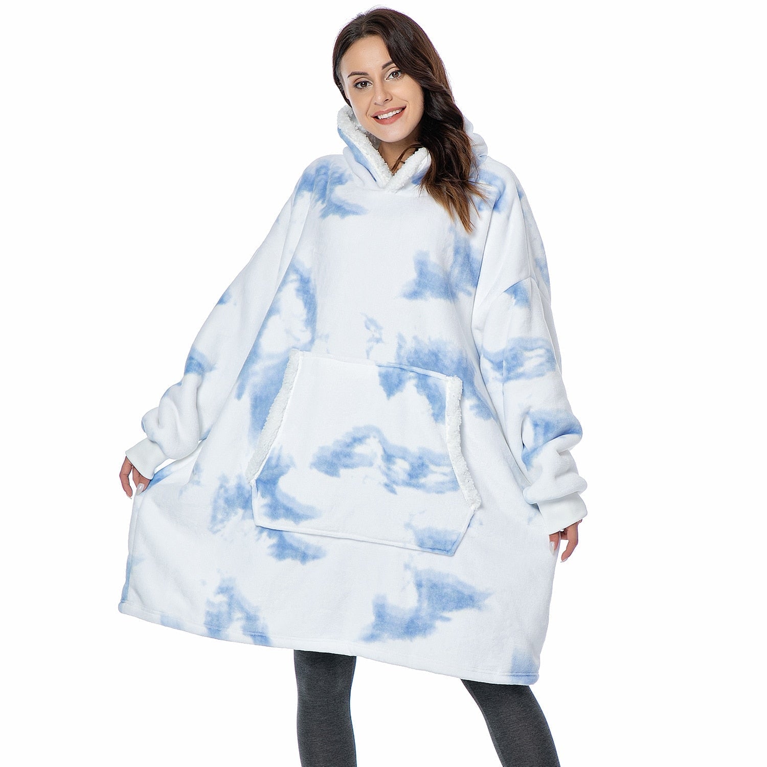 R&B | Übergröße Damen Kapuzenpullover mit Kapuze