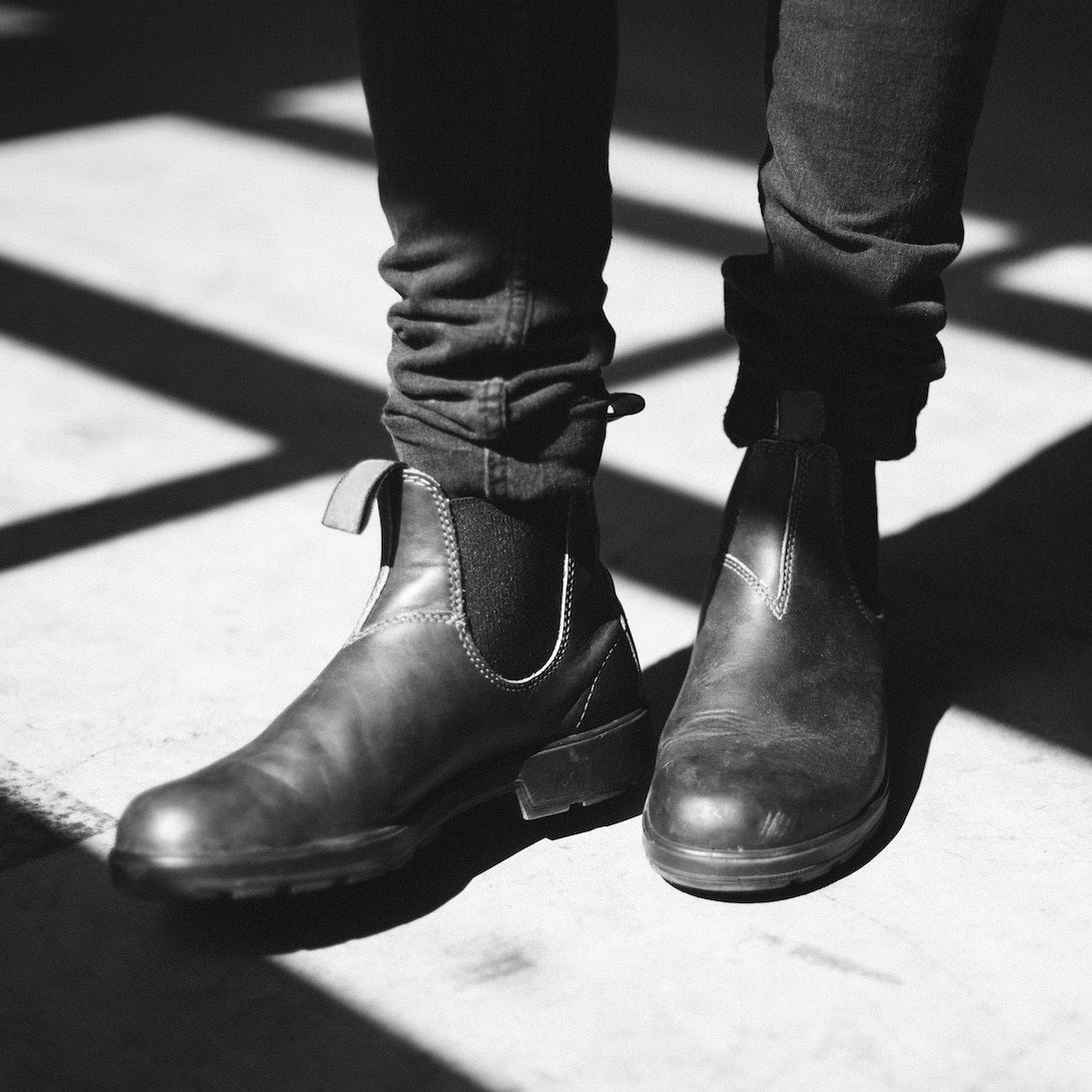 Lederstiefel R&B
