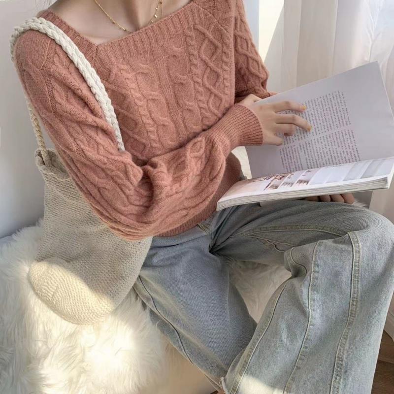 R&B | Quadratkragen Pullover