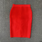 R&B | Frauen Neue Rayon Bandage Rock Elegante Bleistiftrock Berühmte Sexy Club Party Kleidung Vintage Vestios
