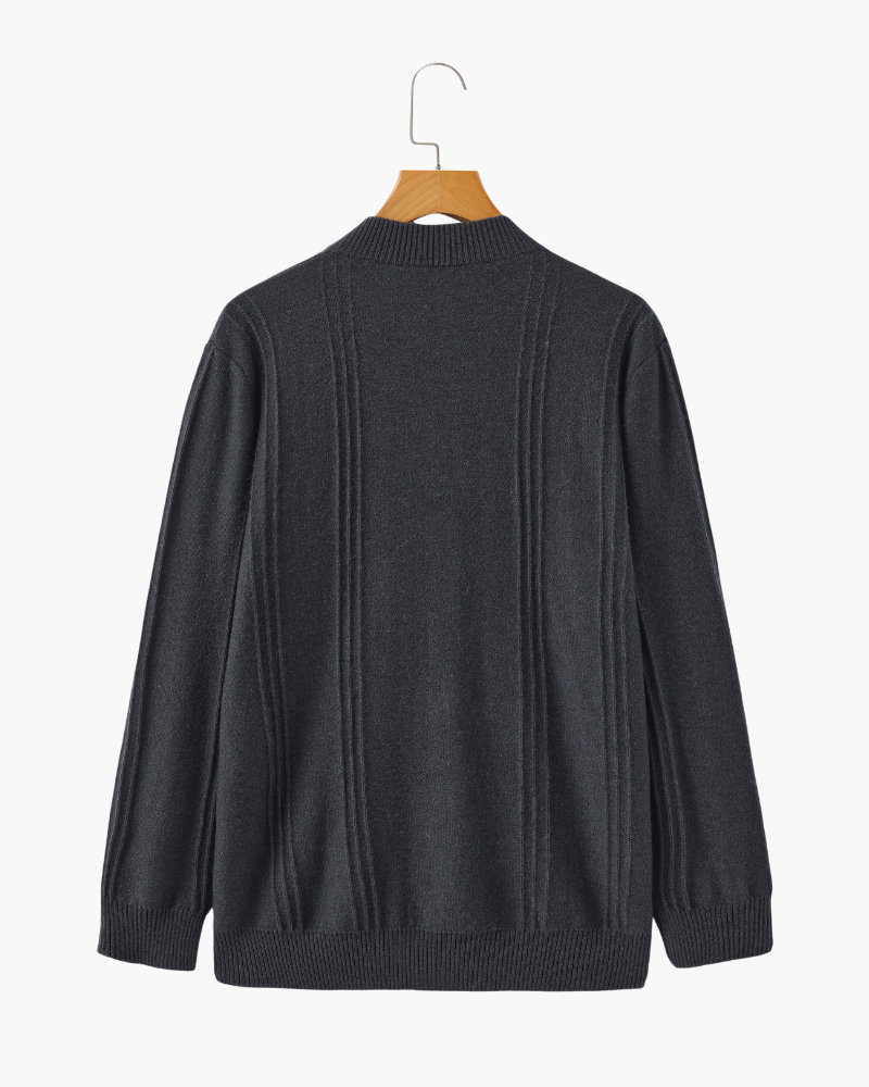 R&B | Reißverschluss Pullover Aus Wolle