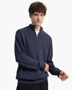 R&B | Pullover Aus Merinowolle mit Reißverschluss