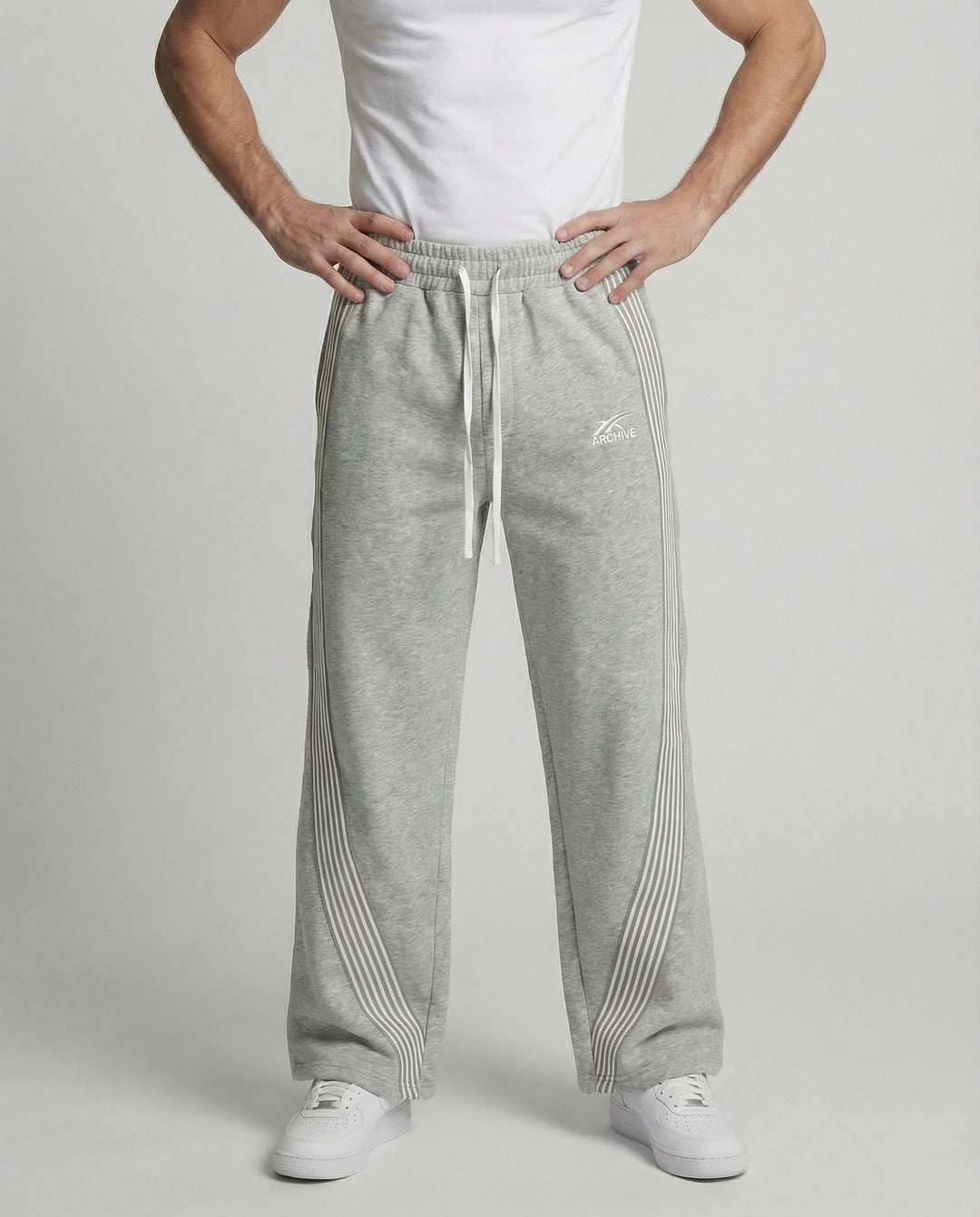 R&B - Herren Jogginghose mit Streifen