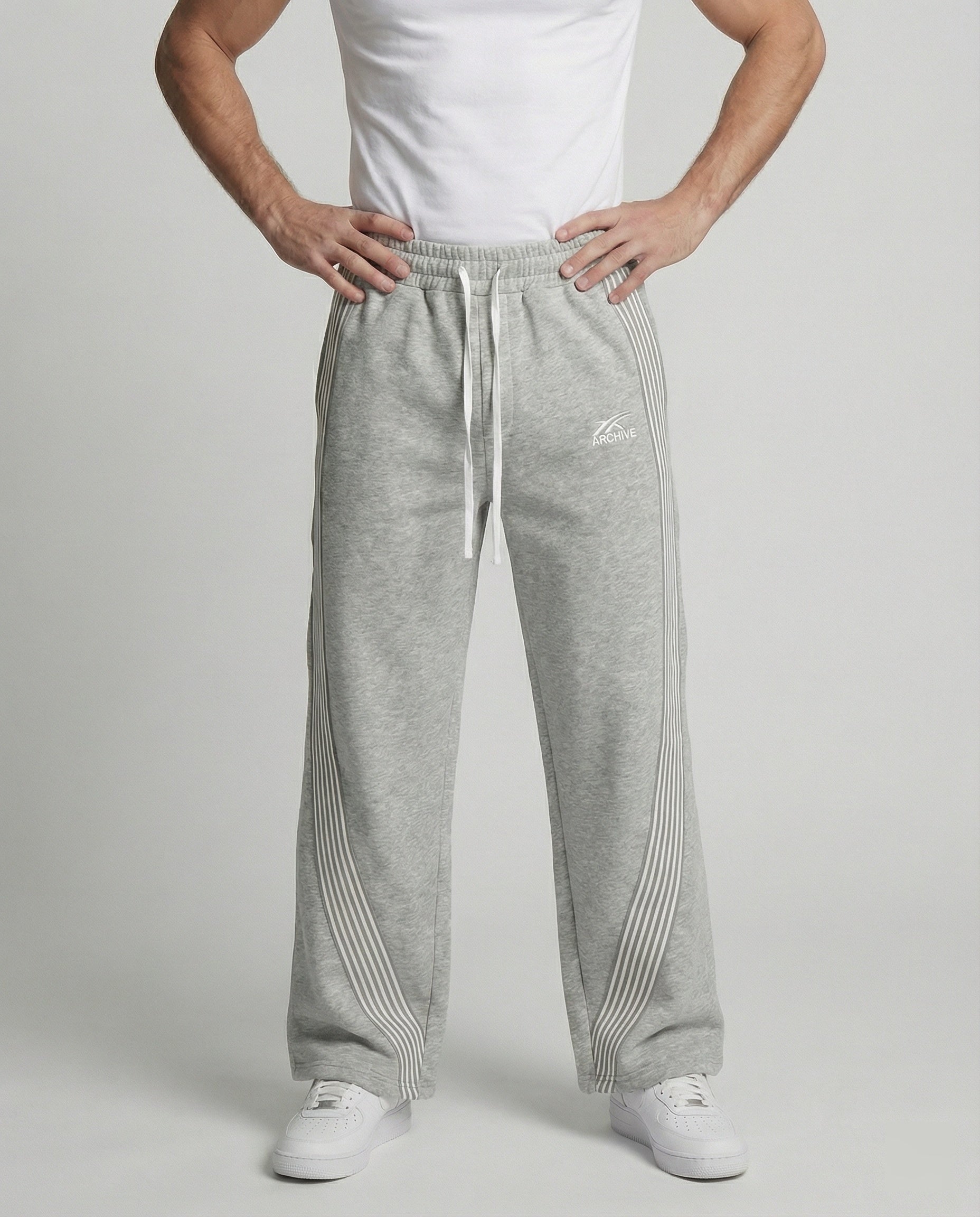 R&B | Herren Jogginghose mit Streifen