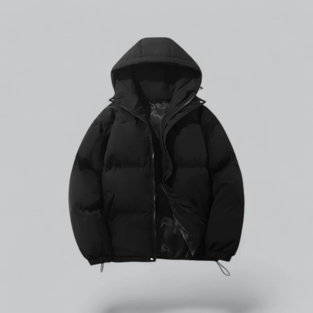 R&B | Warmer Kapuzen-Pufferjacke für Unisex Winterkomfort