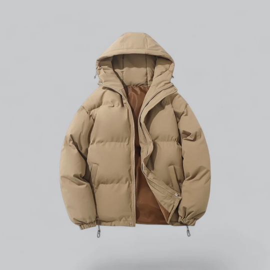 R&B | Warmer Kapuzen-Pufferjacke für Unisex Winterkomfort