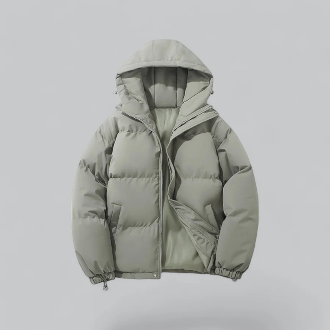 R&B | Warmer Kapuzen-Pufferjacke für Unisex Winterkomfort