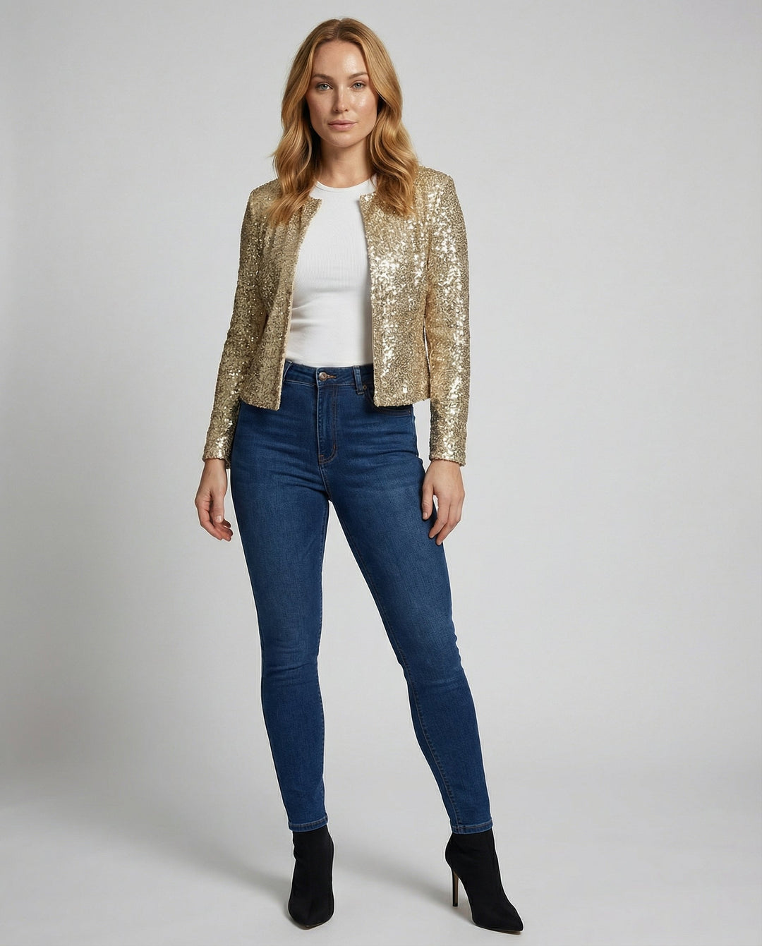 Elegante Glitzerjacke Damen Abend | R&B