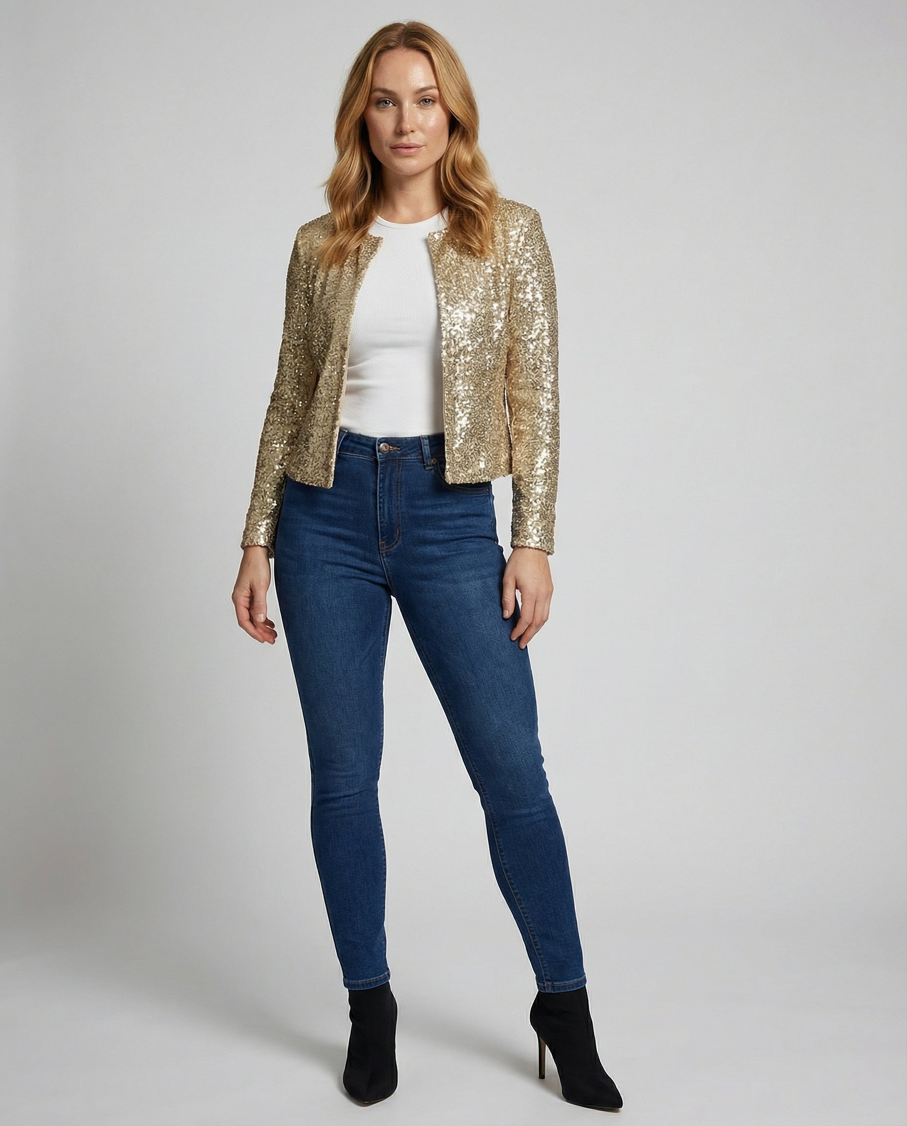 Elegante Glitzerjacke Damen Abend | R&B