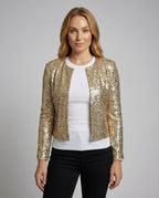 Elegante Glitzerjacke Damen Abend | R&B